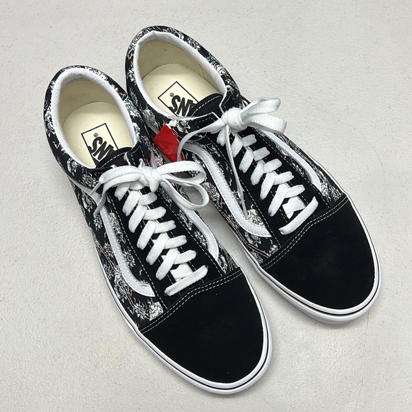 VANS | Old Skool Flash Skulls Black & Multi Skate Shoes - Picture 3 of 10